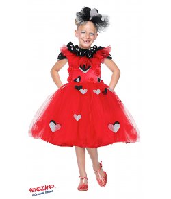 Costume di carnevale PRINCIPESSA DEI CUORI